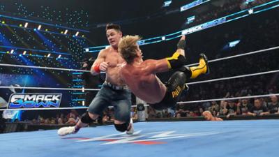WWE SmackDown: Cody Rhodes und John Cena im Tag Team gegen Drew McIntyre und Logan Paul WWE SmackDown: Cody Rhodes und John Cena im Tag Team gegen Drew McIntyre und Logan Paul