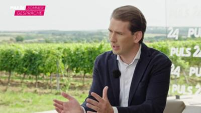 Die PULS 24 Sommergespräche: Sommergespräch mit Sebastian Kurz vom 02.08.2021