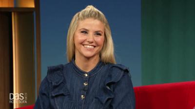 DAS! Rote Sofa: Sängerin Beatrice Egli auf dem Roten Sofa DAS! Rote Sofa: Sängerin Beatrice Egli auf dem Roten Sofa