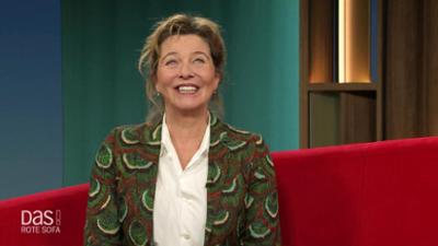 DAS! Rote Sofa: Schauspielerin Margarita Broich auf dem Roten Sofa