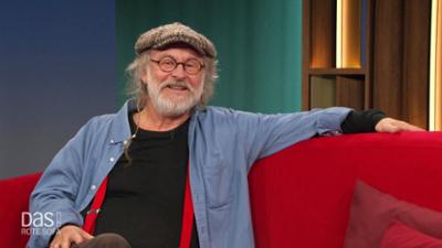 DAS! Rote Sofa: Autor Klaus-Peter Wolf auf dem Roten Sofa