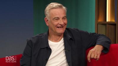 DAS! Rote Sofa: Schauspieler Heinrich Schafmeister auf dem Roten Sofa