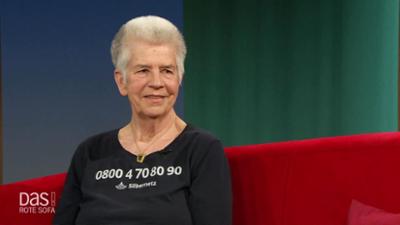 DAS! Rote Sofa: Elke Schilling, Gründerin von "Silbernetz" auf dem Roten Sofa