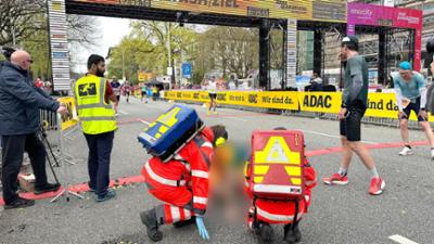 die nordreportage: Sanitäter beim Hannover Marathon - Notfall an der Ziellinie