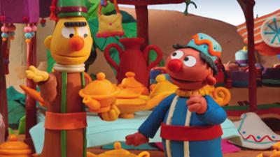 Ernie und Bert im Land der Träume: Ernie und Bert und die Wunderlampe