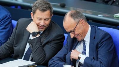 Der radioeins Kommentatoren Talk: 75 Tage Schwarz-Rot – wann kommt der Stimmungsumschwung? Der radioeins Kommentatoren Talk: 75 Tage Schwarz-Rot – wann kommt der Stimmungsumschwung?