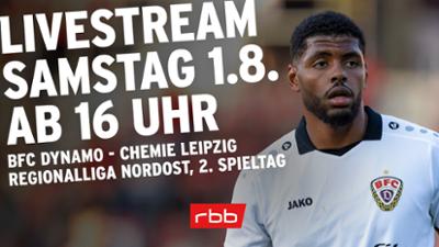 Fußball live: BFC Dynamo vs. BSG Chemie Leipzig: BFC Dynamo gegen Chemie Leipzig zum Nachschauen