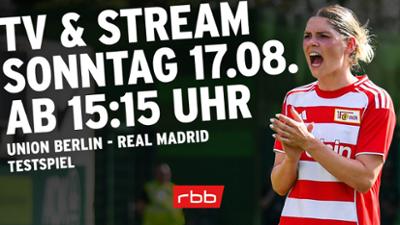 Fußball live: Testspiel der Frauen: Testspiel der Union-Frauen gegen Real Madrid zum Nachschauen