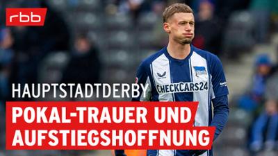 Hauptstadtderby: Unglaubliche Szenen bei Union, hängende Köpfe bei Hertha Hauptstadtderby - der Union- und Hertha-P