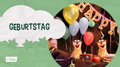 Unser Sandmännchen: Jan & Henry Lieder: Geburtstag - An diesem Tag vor ein paar Jahren Unser Sandmännchen