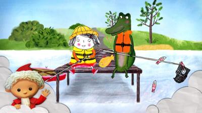 Unser Sandmännchen: Rita und das Krokodil: Angeln Unser Sandmännchen
