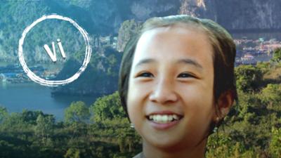 Vi im schwimmenden Dorf