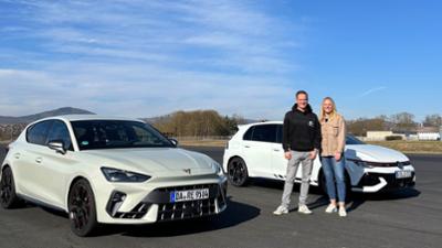 GRIP - Das Motormagazin: Wer ist schneller? VW Golf GTI Clubsport vs. CUPRA Leon VZ Extreme
