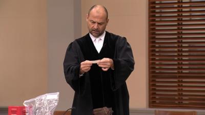 Barbara Salesch: Folge 288: Rächte sich attraktive Justizvollzugsbeamtin an Macho-Häftling?