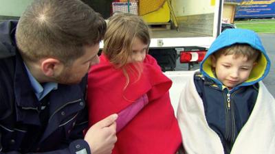 Der Blaulicht Report: Folge 90: Trucker entdeckt Kinder auf seinem Lkw