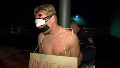 Der Blaulicht Report: Folge 32: Mann steht in Windeln am Pranger