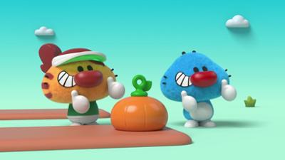 Oggy Oggy: Staffel 1, Folge 14: Der Kürbiswettbewerb