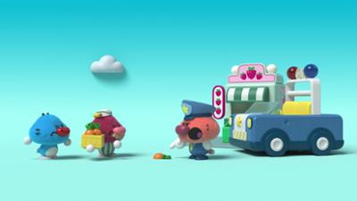 Oggy Oggy: Staffel 1, Folge 13: Der strenge Polizeikater!