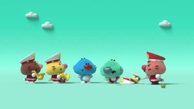 Oggy Oggy: Staffel 1, Folge 70: Die Marschkapelle