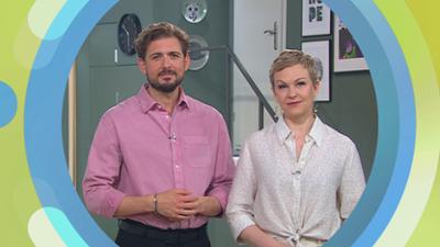 SAT.1-Frühstücksfernsehen: In der Sendung: Extremsportler Arda Saatçi, Badewannnenrennen, ESC