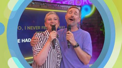 SAT.1-Frühstücksfernsehen: Der Karaoke-Freitag mit Karen und Boschi