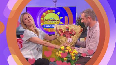 SAT.1-Frühstücksfernsehen am Samstag: Buon San Valentino! Boschi und Alina im Auftrag der Liebe
