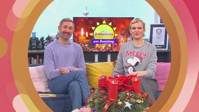 SAT.1-Frühstücksfernsehen am Sonntag: Weihnachten erleben: Snacks, Filme und Gesundheitstipps