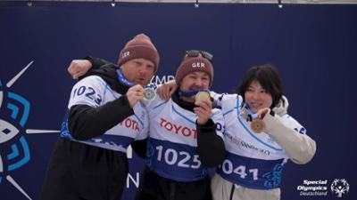 Special Olympics: Doppeldeutsches Snowboard-Finale