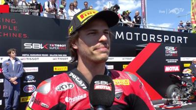 FIM Superbike World Championship: Bulega: „Viel besser heute“