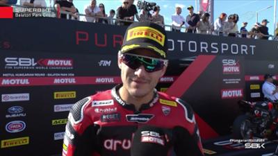 FIM Superbike World Championship: Nicolo Bulega: „Rekord ist wichtig, aber die 25 Punkte zählen mehr“