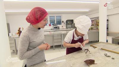 Servus am Abend: Handgemachte Schoko-Hasen