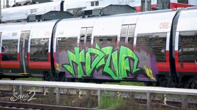Servus um 2: Schäden durch Graffitis
