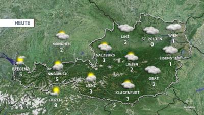 Servus Wetter: Wetterprognose für 01.02.