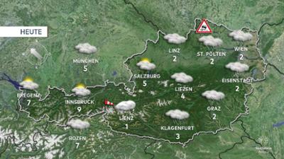 Servus Wetter: Wetterprognose für 04.02.