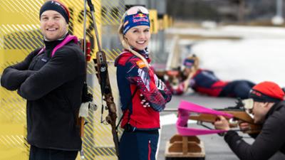 Servus Wintersport: Wer schießt besser? 