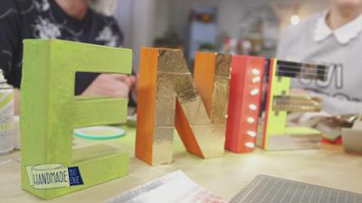 HANDMADE mit Enie - Mach's einfach selbst!: Buchstaben sind nicht nur zum Lesen da