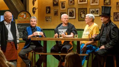 Freunde in der Mäulesmühle: Gäste: Hieronymus, M. Rassau und B. Ottinger