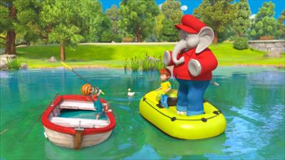 Benjamin Blümchen: Staffel 1, Folge 4: Das knallgrüne Gummiboot