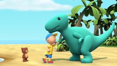 Caillou: Staffel 1, Folge 6: Die einsame Insel