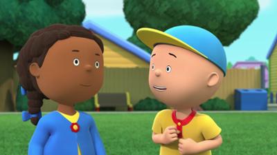 Caillou: Staffel 1, Folge 42: Kreidewelt