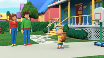 Caillou: Staffel 1, Folge 3: Caillou spielt Basketball
