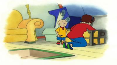 Caillou: Die Schatztruhe / Auf zum Campen / Mit Stäbchen essen / Der Blindenhund