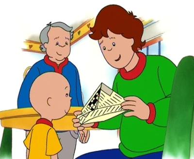 Caillou: Die Kürbislaterne / Caillou macht Musik / Selbst ist der Mann / Caillous Flohmarkt
