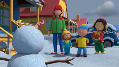 Caillou: Staffel 1, Folge 10: Wer baut den besten Schneemann?