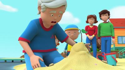 Caillou: Staffel 1, Folge 25: Jeden Tag eine Burg
