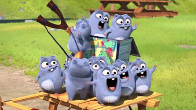 Grizzy & die Lemminge: Staffel 2, Folge 32: Super-Waschbär