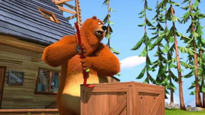 Grizzy & die Lemminge: Staffel 1, Folge 62: Grizzy allein zu Haus