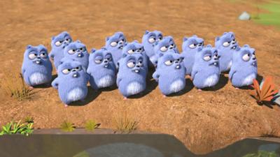 Grizzy & die Lemminge: Staffel 2, Folge 66: Regenbogen-Einhorn-Elch