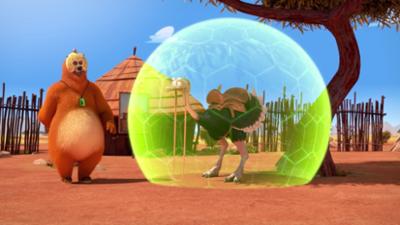 Grizzy & die Lemminge: Staffel 3, Folge 41: Magische Masken