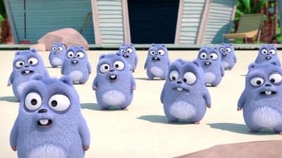 Grizzy & die Lemminge: Staffel 3, Folge 16: Angeln im Flug